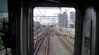 西武鉄道　快急小手指行　所沢～小手指　前面展望（ダイヤ乱れ）