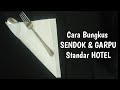 Cara Membungkus Sendok & Garpu Untuk Set Up Restauran