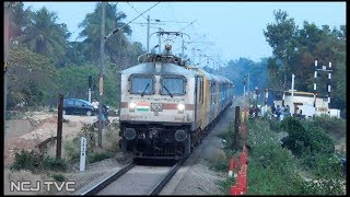 Nagercoil Thiruvananthapuram passenger taking speed after departed Nagercoil town