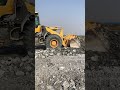 Matadors Wheel Loader Pushing Rock for backfill