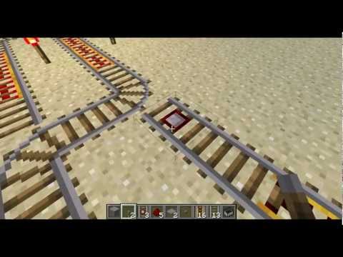 Minecraft - Making Rail Switches to Switch Tracks Minecraft - Making Rail Switches to Switch Tracks