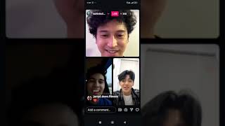 Live IG Maxime Bouttier bersama Roy Sungkono dan Ryan Winter Jaegar promosi series Rekaman Terlarang