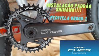 INSTALAÇÃO PADRÃO PEDIVELA SHIMANO CUES U6000-1