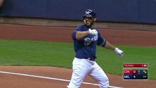 CIN@MIL: Villar extends lead with two-run single