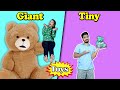 Giant Vs Tiny Toy Challenge | Hungry Birds