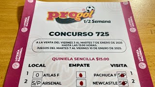 PROGOL MEDIA SEMANA #725 VAMOS POR LOS MILLONES | PRONÓSTICOS, ANÁLISIS.