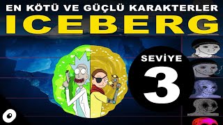 Rick and Morty En Kötü ve Güçlü Karakterler - Seviye 3 (Buzdağı/Tierlist)