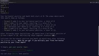 Programming with Scott - Advent of Code 2021 - Day 2 - Solved with Python