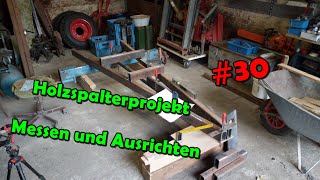 Holzspalter Projekt #30 | Das Fahrgestell ausrichten  | Grünerwolfkanal