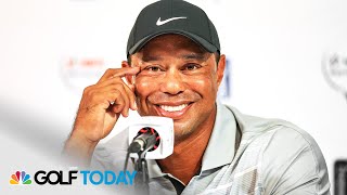 Tiger Woods addresses health, LIV merger ahead of return (FULL PRESSER) | Golf Today | Golf Channel