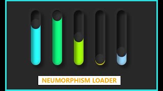 CSS Neumorphism Loading Animation Effects | Pure CSS Animation