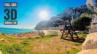 [4K][3D Full-SBS] Gibraltar - Catalan Bay (Xreal glasses optimised)