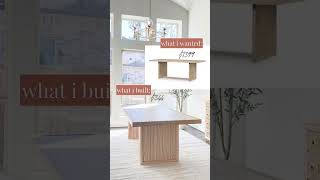 DIY MODERN DINING TABLE BUILD [plans in the description] #diy #furnituredesign #diyfurniture