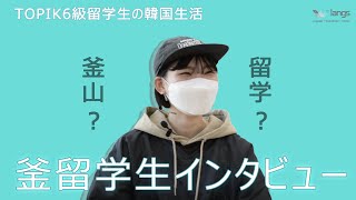 [韓国留学]韓国の留学生活気になる？突撃！釜山留学生インタビュー