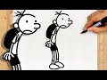 HOW TO DRAW GREG | Diary of a Wimpy Kid | Step by Step Simple and Easy