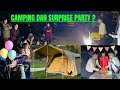 Surprise party Meshal di tempat camping