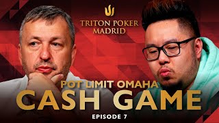 Pot Limit Omaha CASH GAME | Episode 7 - Triton Poker Madrid 2022