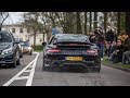 Porsche 991 Turbo S with Akrapovic Exhaust - Loud Acceleration Sounds !