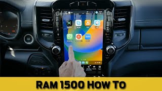 uConnect 5 Apple CarPlay and Android Auto in the Ram 1500 (2022 - 2025 models)