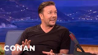 Ricky Gervais Announces The Just Sayin' Stand-Up Contest | CONAN on TBS