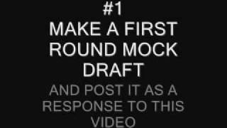 2011 NFL MOCK DRAFT CONTEST