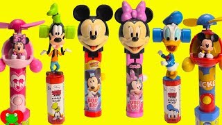 Genie Plays With Mickey Mouse Clubhouse Friends Lollipop Ups and Giggleheads