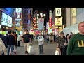 🇯🇵  JAPAN OSAKA NIGHT WALK 🐙 DOTONBORI FOOD STREET [4K HDR - 60 fps]