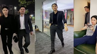 全网模仿男人最像的女人。网友：你这是走男人的路让男人无路可走。