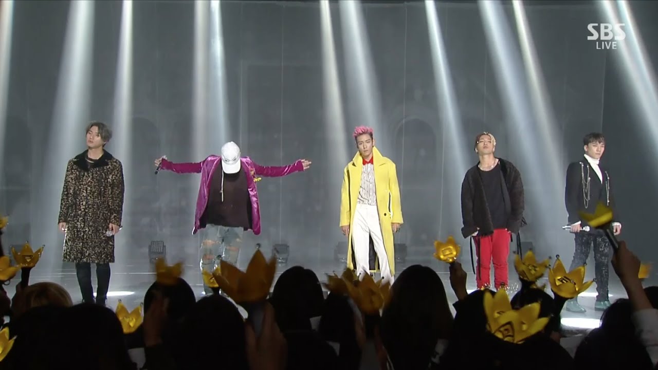 Bigbang Last Dance 1218 Sbs Inkigayo Youtube
