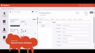How To: Record Public Holidays