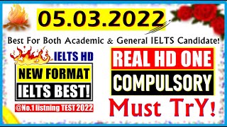 IELTS LISTENING PRACTICE TEST 2022 WITH ANSWERS | 05.03.2022