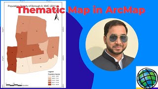 How to make a Thematic Map I Thematic Map of Population Density I Thematic Map in ArcGIS