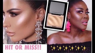 ANASTASIA BEVERLY HILLS X AMREZY HIGHLIGHTER | Tutorial on DARK SKIN | FDV