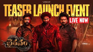 🔴LIVE -Bhairavam Teaser Launch Event Live | Bellamkonda Sreenivas | Nara Rohith | ManchuManoj | TFPC