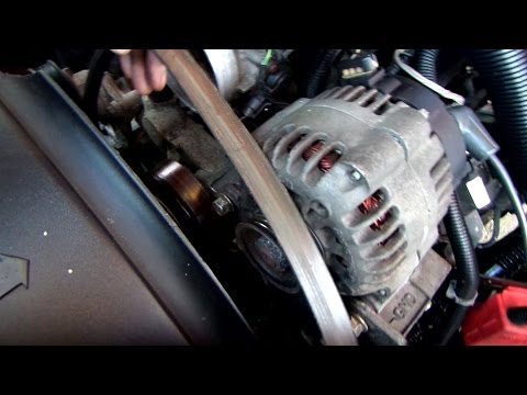 How to replace the serpentine belt in a Chevy truck How to replace the serpentine belt in a Chevy truck