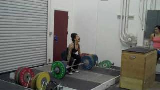 Jo Ann Arnold 82kg Clean and Jerk