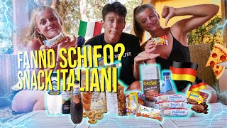 Ragazze TEDESCHE ASSAGGIANO SNACK ITALIANI per la PRIMA VOLTA | esperimento |