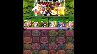 【パズドラ】ゼウス・ディオス降臨に究極光カーリーPTで挑戦【ノーコン】