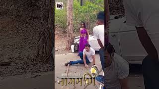 इश्क़ की दास्तां नागमणि paro shooting video 💕#nagmani #serial #aleyaghosh #shootingtime #viralvideo