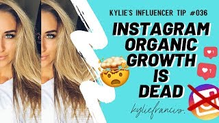 INSTAGRAM ORGANIC GROWTH IS DEAD | Personal Branding Strategy Steps for 2021 // Kylie Francis