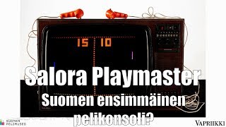 Salora Playmaster (Salora, 1977) - Suomen ensimmäinen pelikonsoli? - Suomen pelimuseo