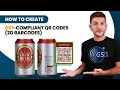 How to create GS1-compliant QR codes (2D barcodes)