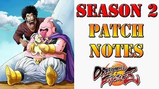 Dragon Ball FighterZ - Season 2 patch notes breakdown