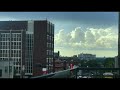 timelapse cloud sky blue sky moving cloud timelapse city montreal