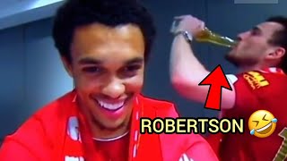 Trent drunk in interview 😂 Robertson interrupts!