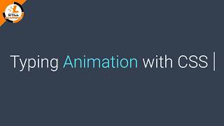 Typing Animation in CSS (2026) | Create a Typewriter Effect Using Only CSS
