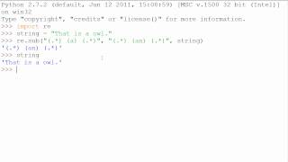Re module sub() method