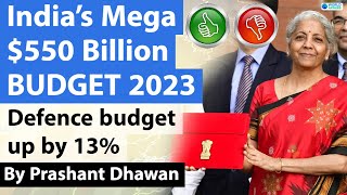 India's Budget 2023-24 | Defence Budget | ISRO Budget | Income Tax Budget 2023-24