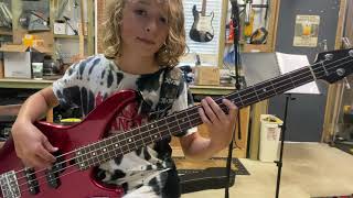 Jacob Plays Stevie Wright - Evie (Part 1) (Bass Cover)