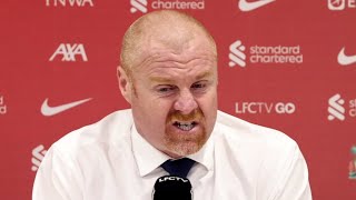 'The game changed in 15/16 seconds without really needing to!' | Sean Dyche | Liverpool 2-0 Everton